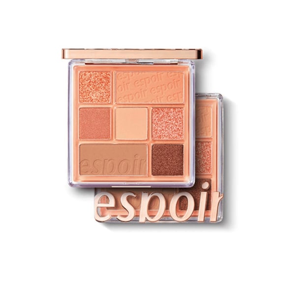 Espoir Real Eye Palette #01 Peach Like 10 g - persikofärgad ögonskuggspalett 10