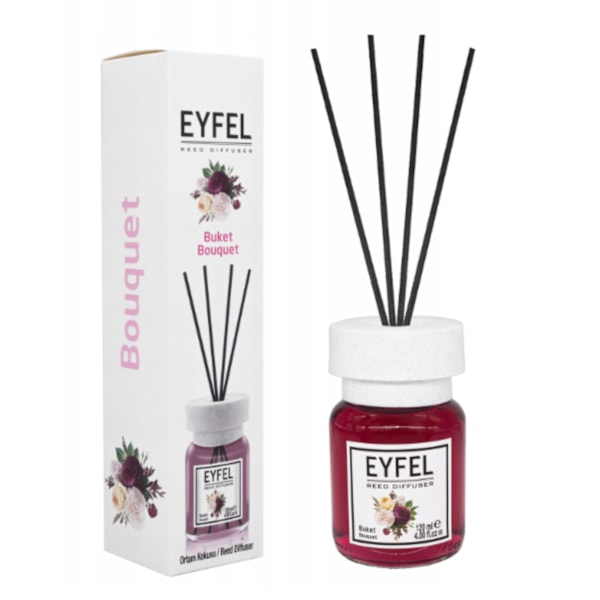 Set med 3 blommiga dofter EYFEL, 3 x 120 ml: Bukett blommor + Viol + Jasmin