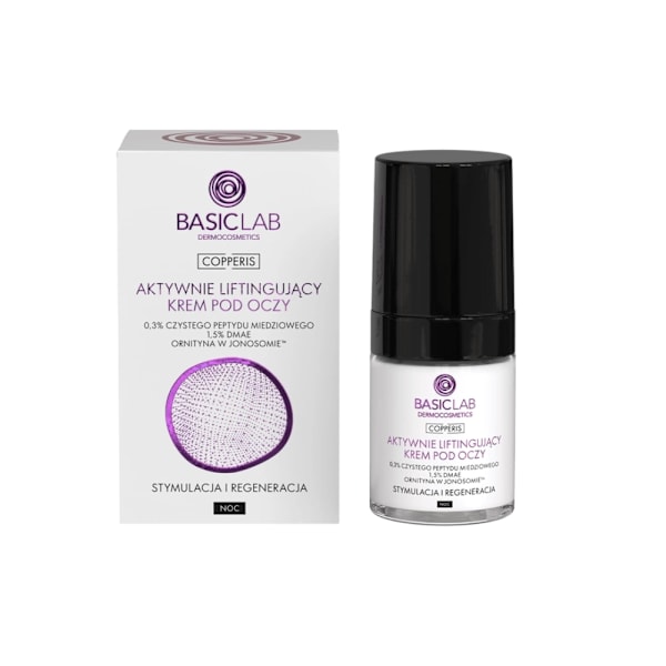 BASICLAB Aktivt lyftande nattögonkräm, 18 ml 18
