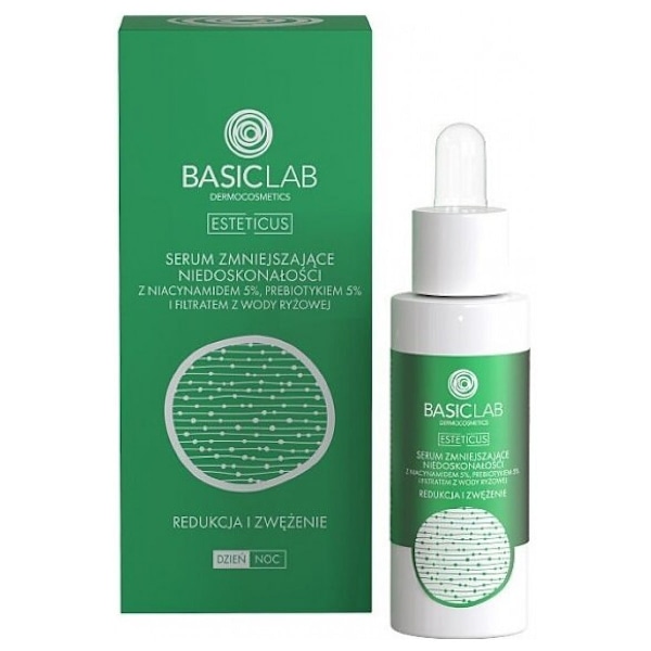 BasicLab Esteticus Serum för reducering och begränsning av imperfektioner (5%niacinamid) 30 ml 30