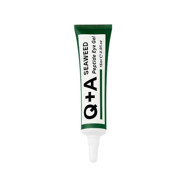 Q+A Seaweed Peptide Eye Gel, 15 ml - przeciwzmarszczowy żel pod oczy z peptydem i z ekstraktami z alg morskich 15