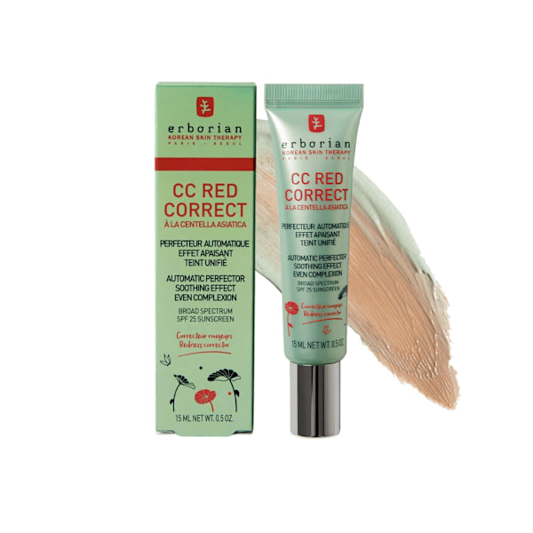 ERBORIAN CC Red Correct Creme SPF 25 15 ml - anti-rodnadskräm beige 15