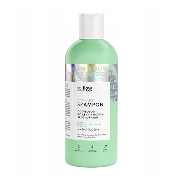 So!Flow - Utjämnande schampo för hår efter keratinuträtning, 400ml 400