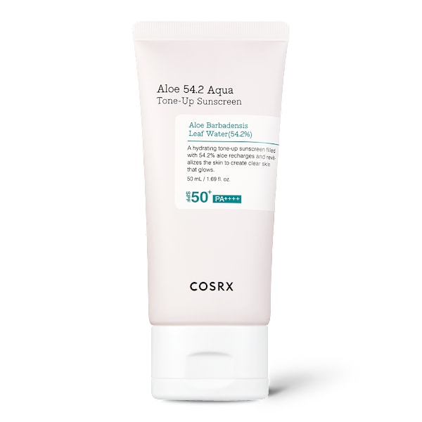 COSRX Aloe 54.2 Aqua Tone-Up Sunscreen SPF50+/PA++++ 50ml - Skyddande UV-solskydd för att förbättra hudtonen 50