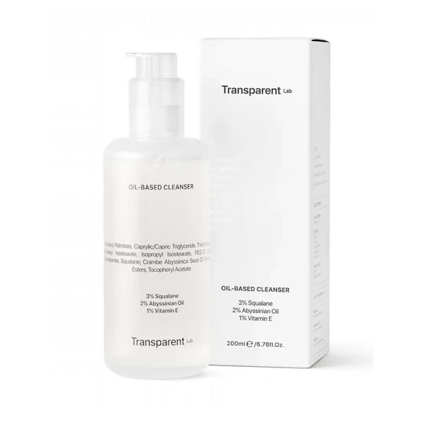 Transparent Lab - Oljebaserad rengöring, 200 ml - Sminkborttagningsolja 200