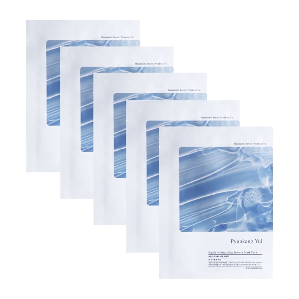Pyunkang Yul Highly Moisturizing Essence Mask Pack 5 x 25 ml - Mycket fuktgivande mask, set om 5 25