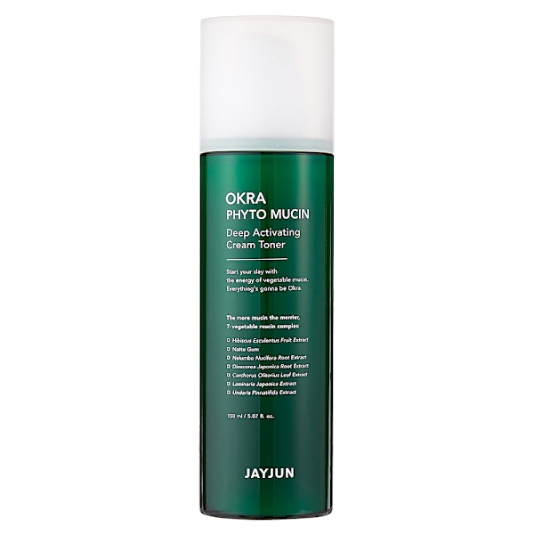 JAYJUN Okra Phyto Mucin Deep Activating Cream Toner 150ml - Ansiktsvattenkräm 150
