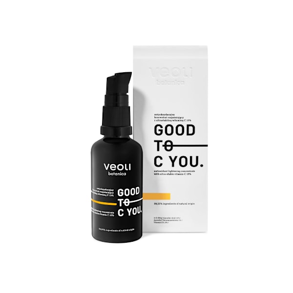 Veoli Botanica GOOD TO C YOU antioxidant koncentrat med ultrastabilt C-vitamin 15%, 40 ml 40