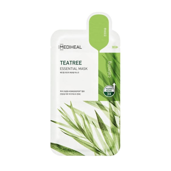 MEDIHEAL Teatree Essential Mask 24 ml - Lugnande arkmask med tea tree-extrakt och aminosyror