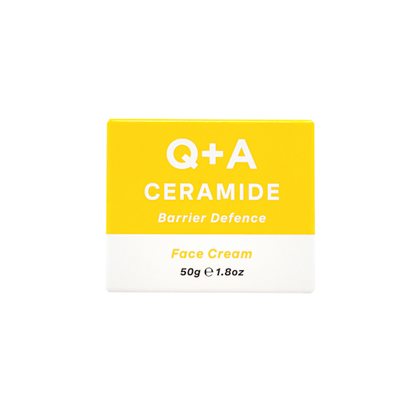 Q+A Ceramide Barrier Defence Face Cream, 50 g - ochronny krem do twarzy z ceramidami 50