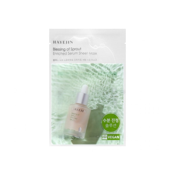 HAYEJIN Blessing of Sprout Enriched Serum Sheet Mask 5 x 25 ml - anti-rynk sheet mask, set om 5 25