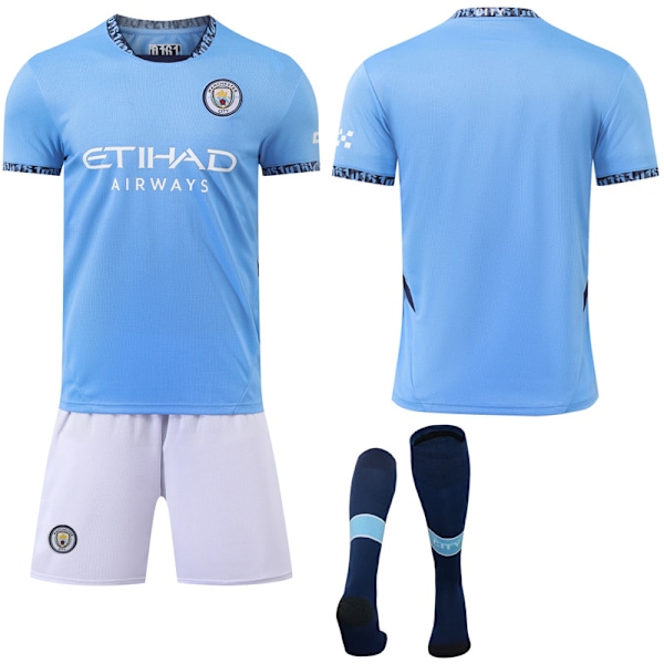 2425 Manchester City hemmatröja fotbollsdräkt 16(90-100cm)