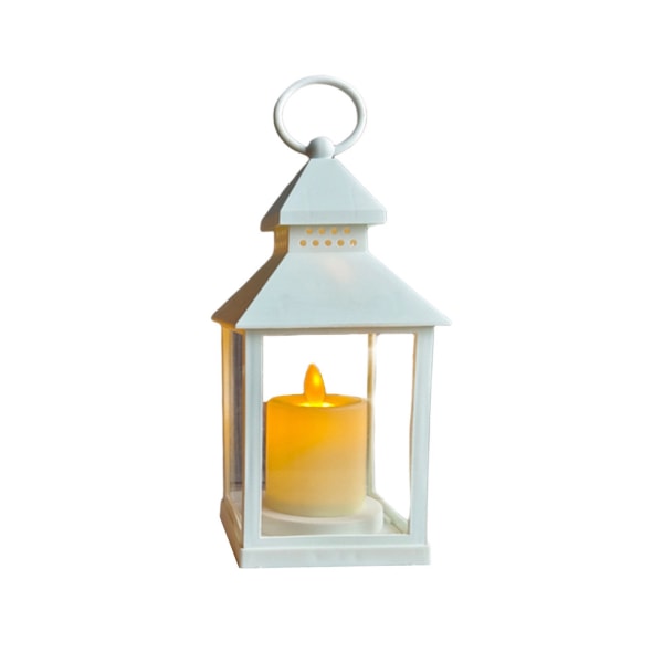 ricm Vit LED-ljuslykta - Flamlös dekorativ hänglampa
