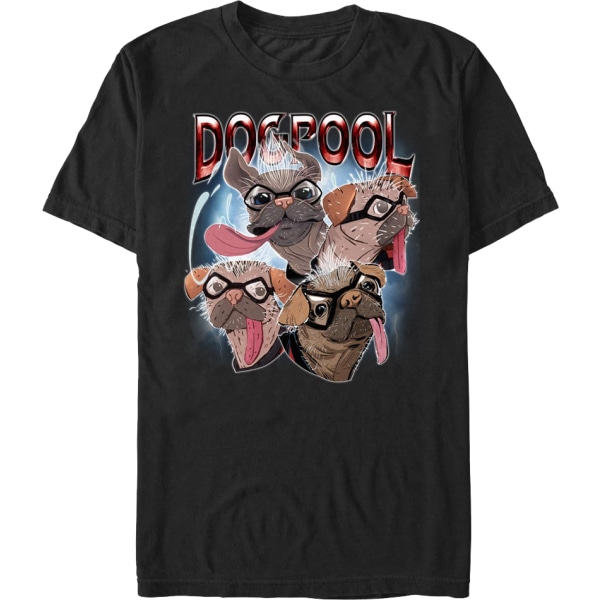 Dogpool Collage Deadpool & Wolverine Marvel Comics T-shirt M