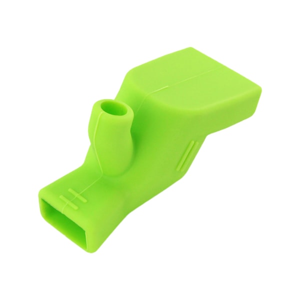 Grön högelastisk silikonkranförlängare - barnvänlig miljöskyddsenhet för handtvätt