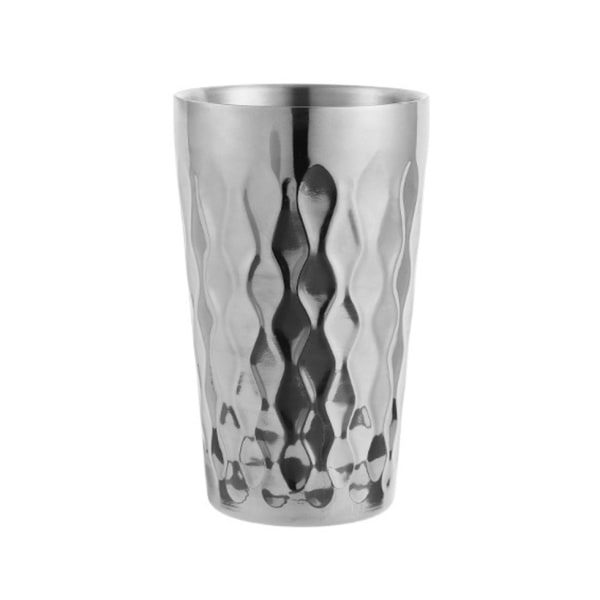 350ml Utility Drinking Cup Robust rostsäker vattenkaffe - silvervit