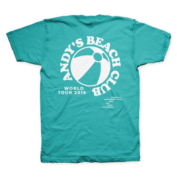 ABC World Tour T-shirt - Teal XL