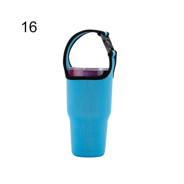Resevattenflaska Dryckeskopp Cover för 30 oz glaspåshållare Sleeve-16#