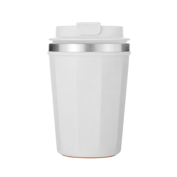 380ML Praktisk behändig kopp Lätt kaffekopp med bred mun - Vit