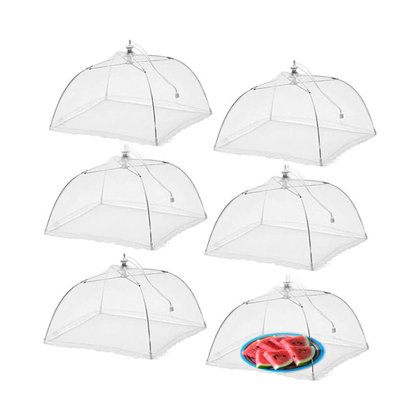 6-pack pop-up mesh matöverdrag Tält för utomhusgrillar för picknick