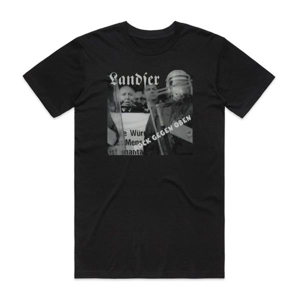 Landser Rock Gegen Oben Album Cover T-Shirt Svart S