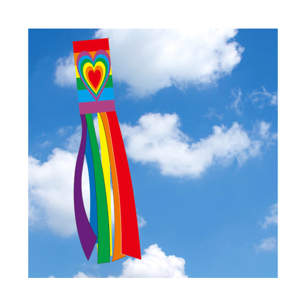 Färgglada Rainbow Patriotic strumpor - 2-pack hängande dekor