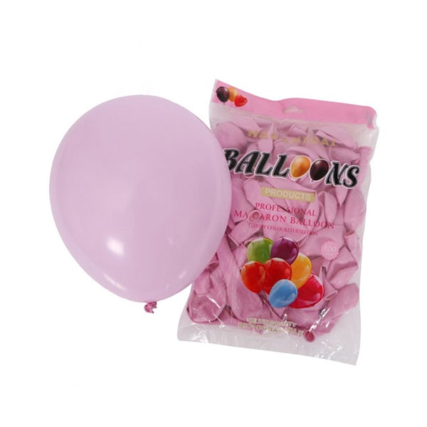 Rosa rund förtjockad ballong - inredning för förslag/födelsedag/jubileum