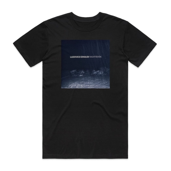 Ludovico Einaudi Nightbook Album Cover T-shirt Svart L
