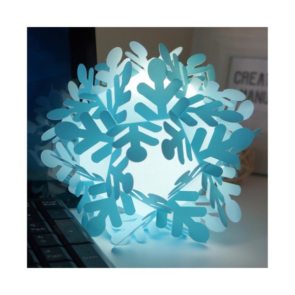 Erlez Random Color Traditionell Snowflake Lantern - Bärbar PP