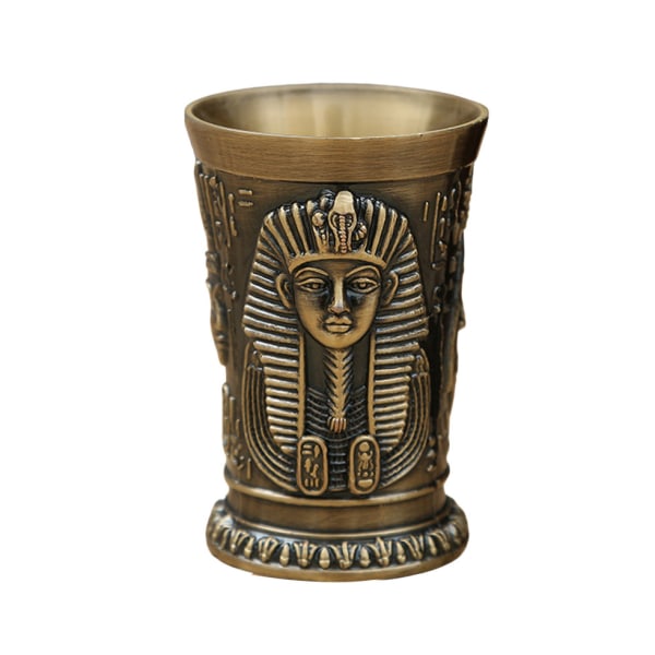 Användbar Shot Cup 2 färger Queen Apollo Pattern Egypt - Brons A