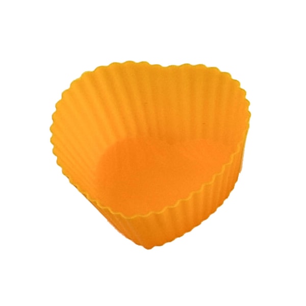 10st färgglad form för kakor kex - orange kärlek