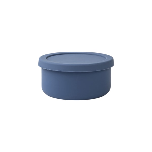 Fashion Lunch Box Flerfärgad Lätt att bära Säkerhetslunch - Blå rund