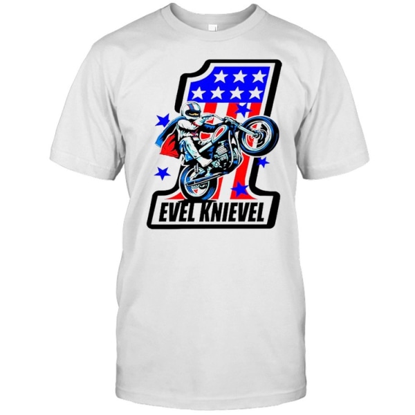 Evel Knievel 1 retro Relaxed Fit skjorta S