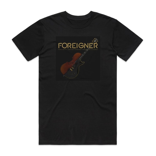 Foreigner Med 21St Century Symphony Orchestra Chorus Album Cover T-Shirt Svart XXL