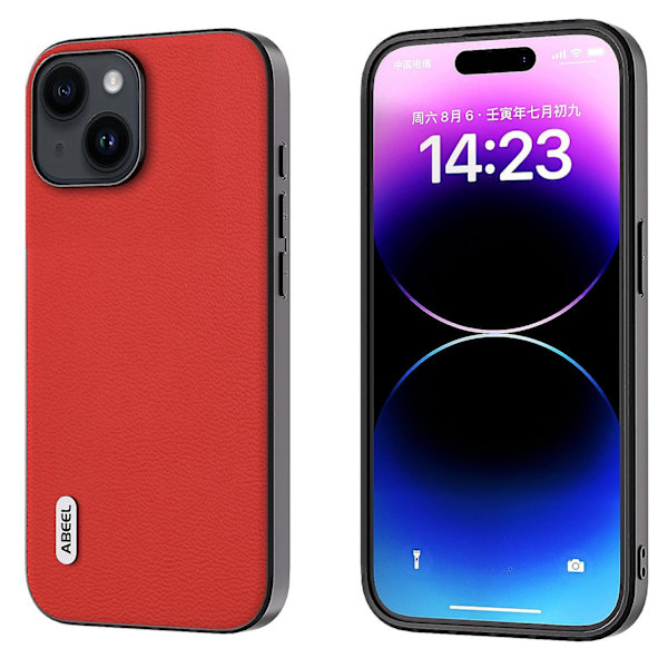 ABEEL Luolai-serien phone case för iPhone 15 Red