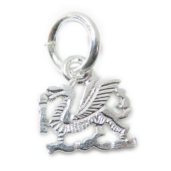 Tiny Dragon Sterling Silver Berlock .925 X 1 Welsh Dragons Berlocker - 15480