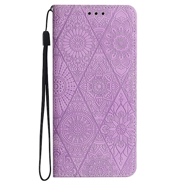 Etniskt präglat case för iPhone 15 Plus Purple