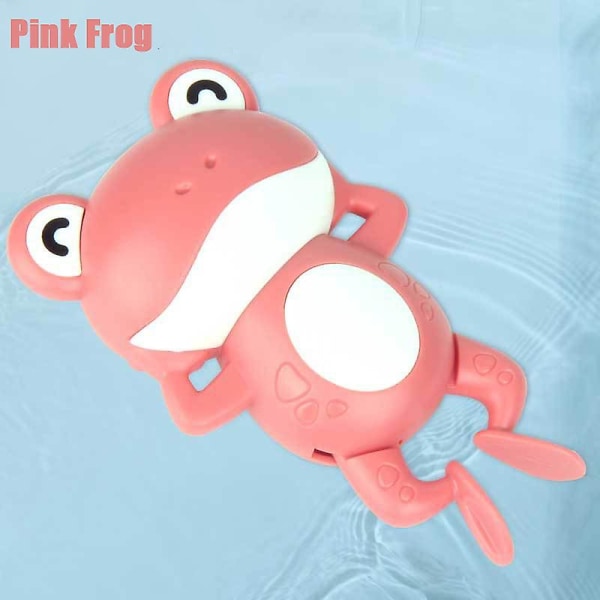 Baby Bada Söt Simning Sköldpadda Val Pool Strand Klassisk kedja Urverk Vattenleksak för barn Vattenleksaker C pink tortoise