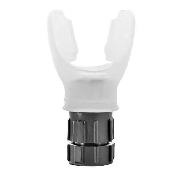 Bärbar Lung Exerciser Expander Device Lungkapacitet Absolut Breaking Motion Trainer Justerbart motstånd med silikon munstycke Vit