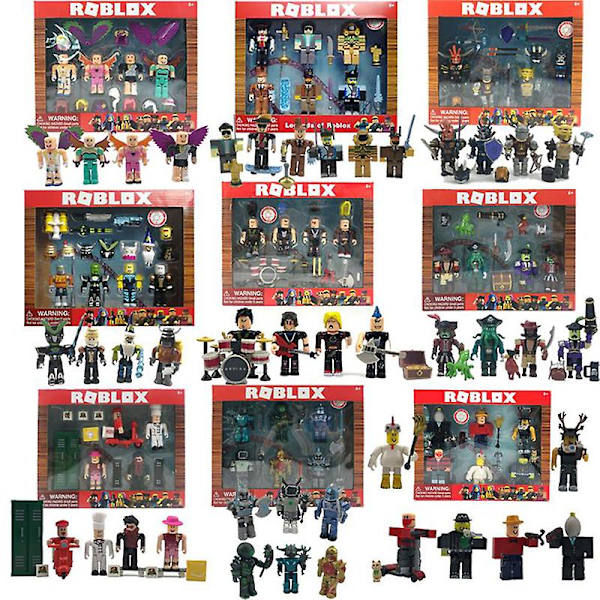 Roblox figurer leksaker 7-8cm PVC actionfigur barn samling C