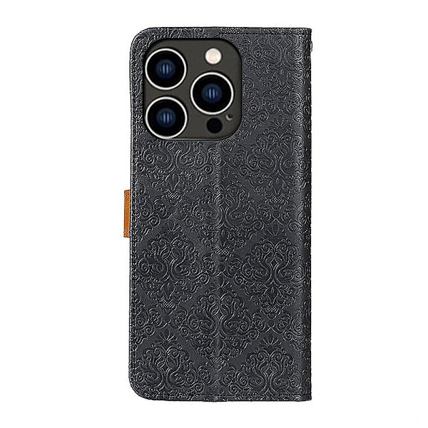 Präglat phone case för iPhone 15 Pro Black