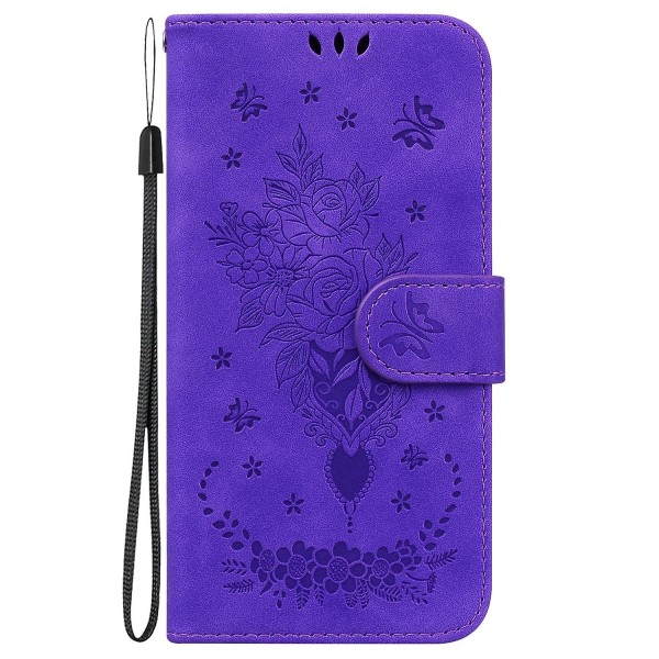 Butterfly Rose Case för iPhone 15 Pro Purple