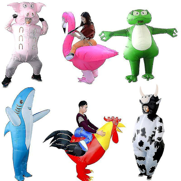 Uppblåsbar Kläd-Dinosaurie Uppblåsbar Kläd-Alien Ko Uppblåsbar Kläd-Julscenkläder A