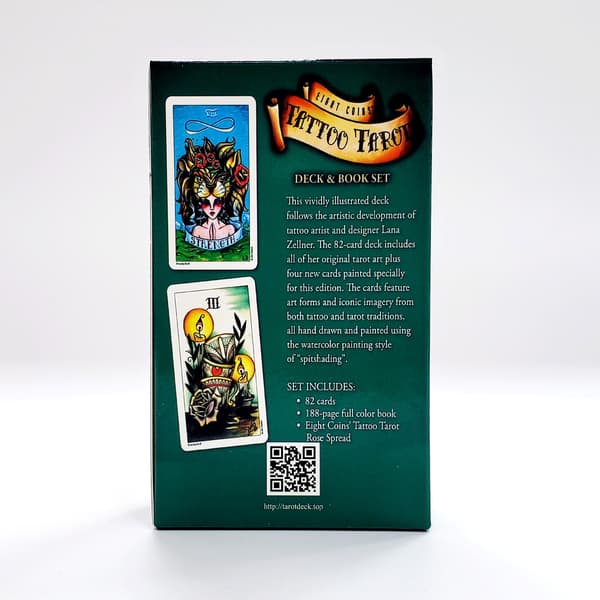 Åtta mynts Oracle Tarot Card