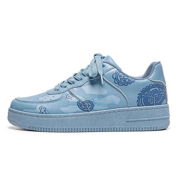 Herr Sneakers Andas Dam Skateboard Skor Löparskor K022 Blue 43