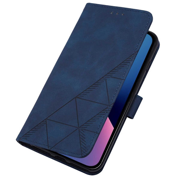 PU phone case för iPhone 15 Pro Blue