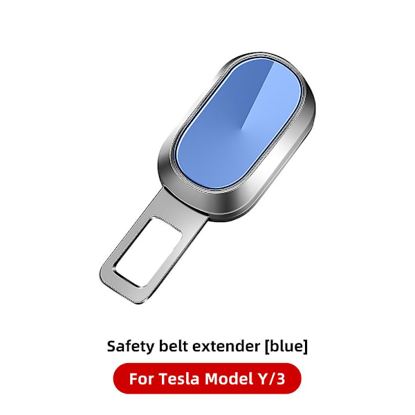 Yz För Tesla Model 3 Model Y Model X Model S Biltillbehör för säkerhetsbältesförlängare Black