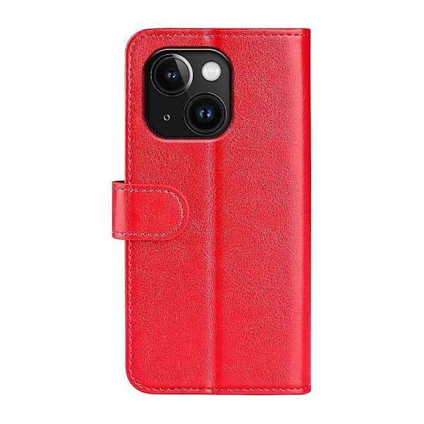 R64 Texture Case för iPhone 15 Plus Red