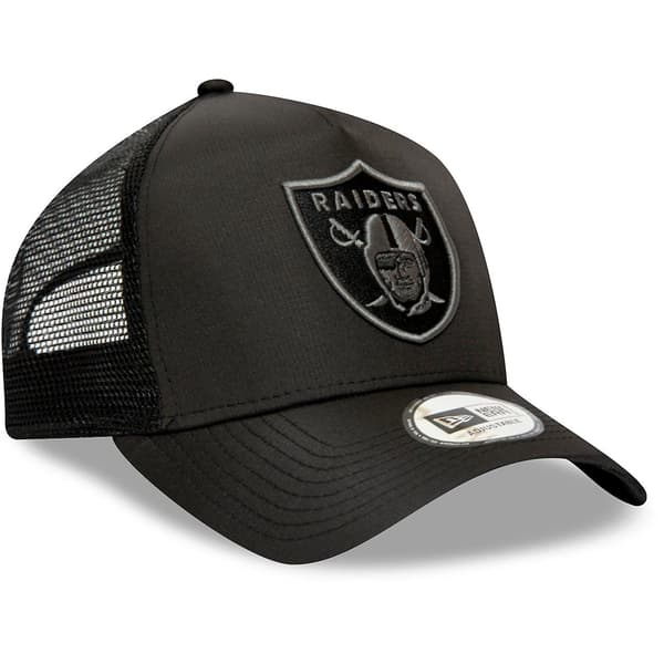 New Era A-Frame Trucker Cap - RIPSTOP Oakland Raiders Black none