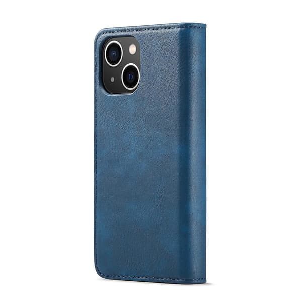 Crazy Horse Case för iPhone 15 Blue